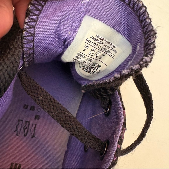 Converse Kids Chuck Taylor All Star Ox Junior 4 Sneakers Flats Purple Hollyhock. - Picture 10 of 12